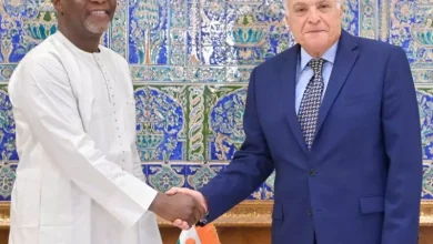 صورة عطاف يستقبل وزير الشؤون الخارجية والتعاون النيجري