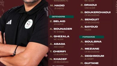 صورة قائمة المنتخب الوطني للاعبين المحليين : غياب مبولحي ومحيوص وعودة سعيود وبولبينة