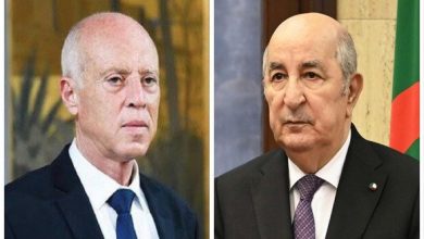 صورة رئيس الجمهورية ونظيره التونسي يتبادلان تهاني عيد الفطر المبارك