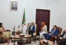 صورة السيدة كريكو تستقبل سفيرة جمهورية الهند لدى الجزائر