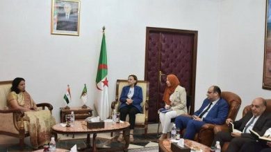 صورة السيدة كريكو تستقبل سفيرة جمهورية الهند لدى الجزائر
