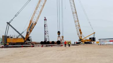 صورة عنابة.. لعموري يعاين مشروع إنجاز الميناء الفوسفاتي