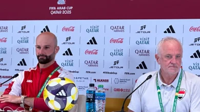 صورة مدرب المنتخب العراقي يبدي حماسته لمواجهة الجزائر