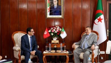 صورة وزير الداخلية يستقبل سفير الجمهورية التونسية بالجزائر
