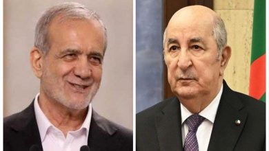 صورة رئيس الجمهورية يتلقى تهاني نظيره الإيراني بمناسبة حلول عيد الفطر المبارك