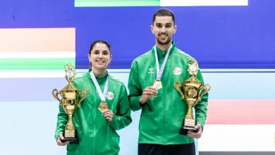 صورة بادمنتون/تحدي أوغندا الدولي (زوجي مختلط):ميدالية برونزية للثنائي كسيلة وتانينة معمري