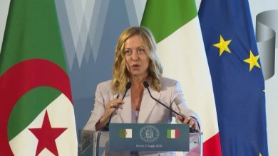صورة رئيسة الوزراء الإيطالية تشيد بقوة العلاقات الجزائرية-الإيطالية وتثمن جهود الرئيس تبون