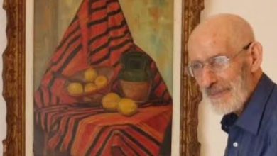 صورة وفاة الفنان التشكيلي يوسف صاري