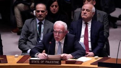 Photo de Riyad Al-Maliki à l’ONU : L’inaction du Conseil de sécurité est « inexcusable »
