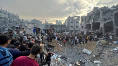 Photo de Attaques sionistes contre Gaza : Un camp de réfugiés bombardé